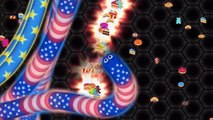 Wormate.io DONALD TRUMP SNAKE vs. MEXICAN WORMS
