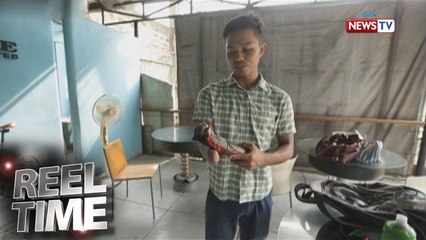 Reel Time: Lalaking isa lang ang kamay, pumapasok sa trabaho gamit ang kaniyang bisikleta