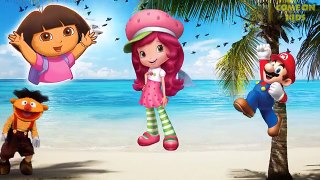 Wrong Heads Barney, Inside Out, Super Why, Strawberry shortcake, Uniqua Finger Family Song