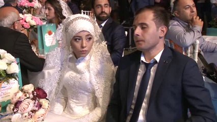 20 Çift Toplu Nikah Töreni ile Dünya Evine Girdi