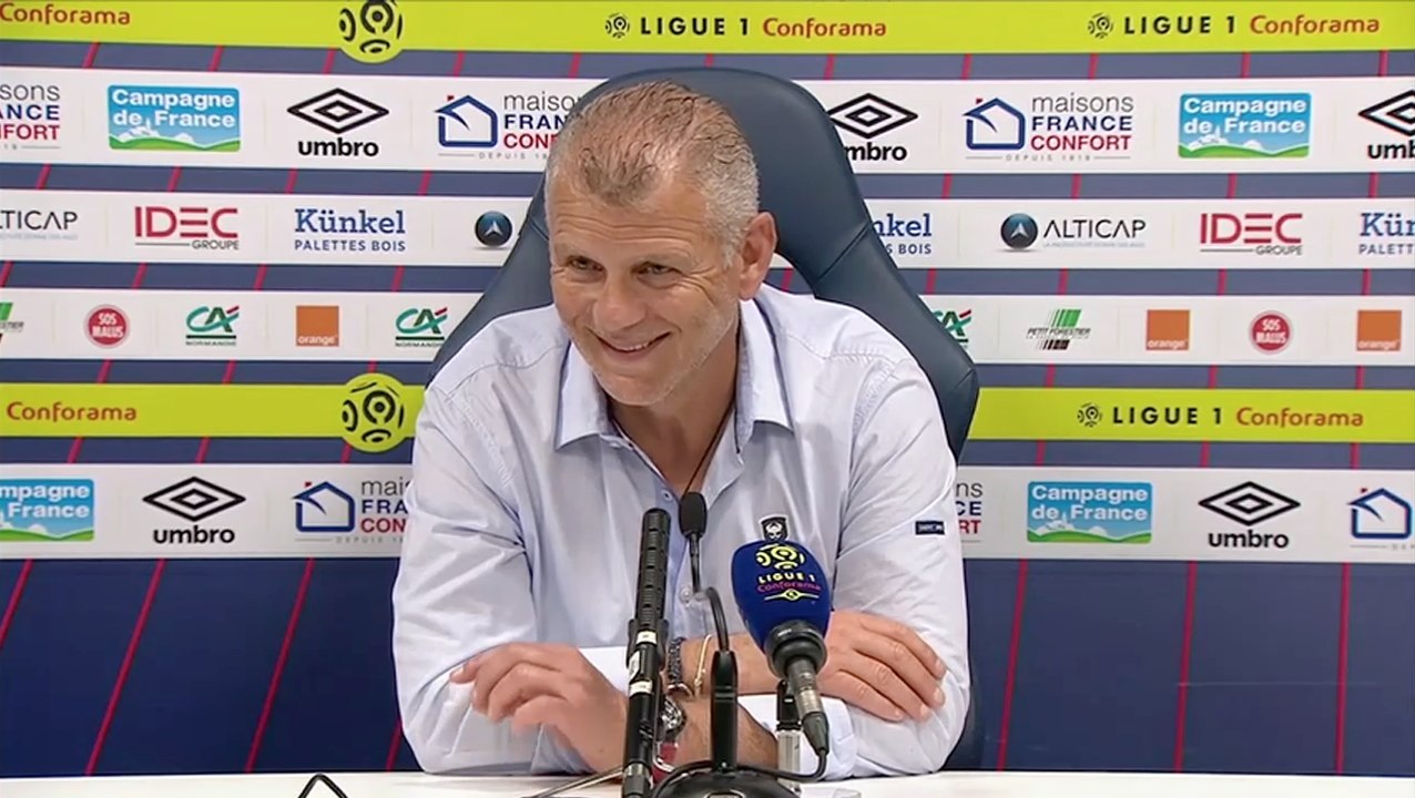 Conférence de presse Patrice Garande après Caen / Amiens