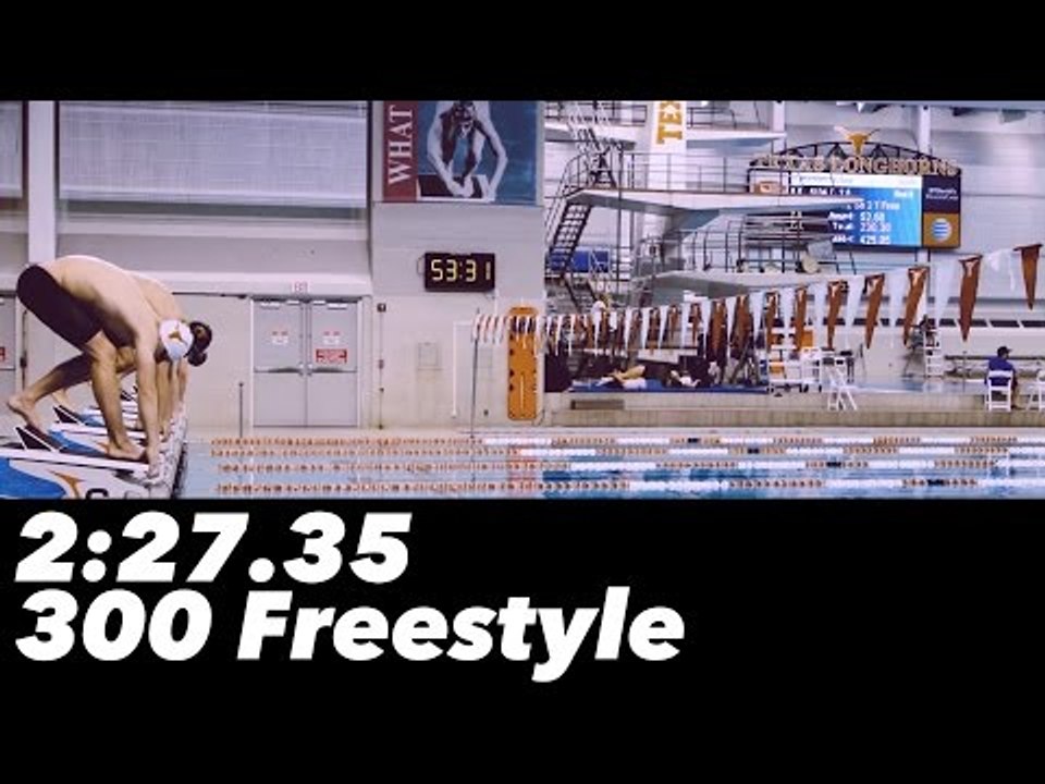 Clark Smith's 2:27.35 300 Freestyle At The Eddie Reese Invite