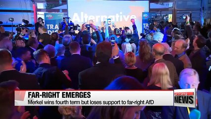 Merkel wins fourth term but loses support