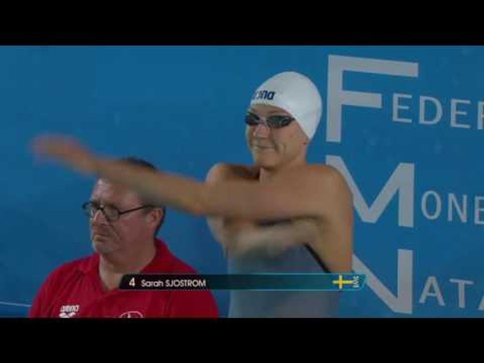 Sarah Sjostrom's 56.20 100m Butterfly at Mare Nostrum