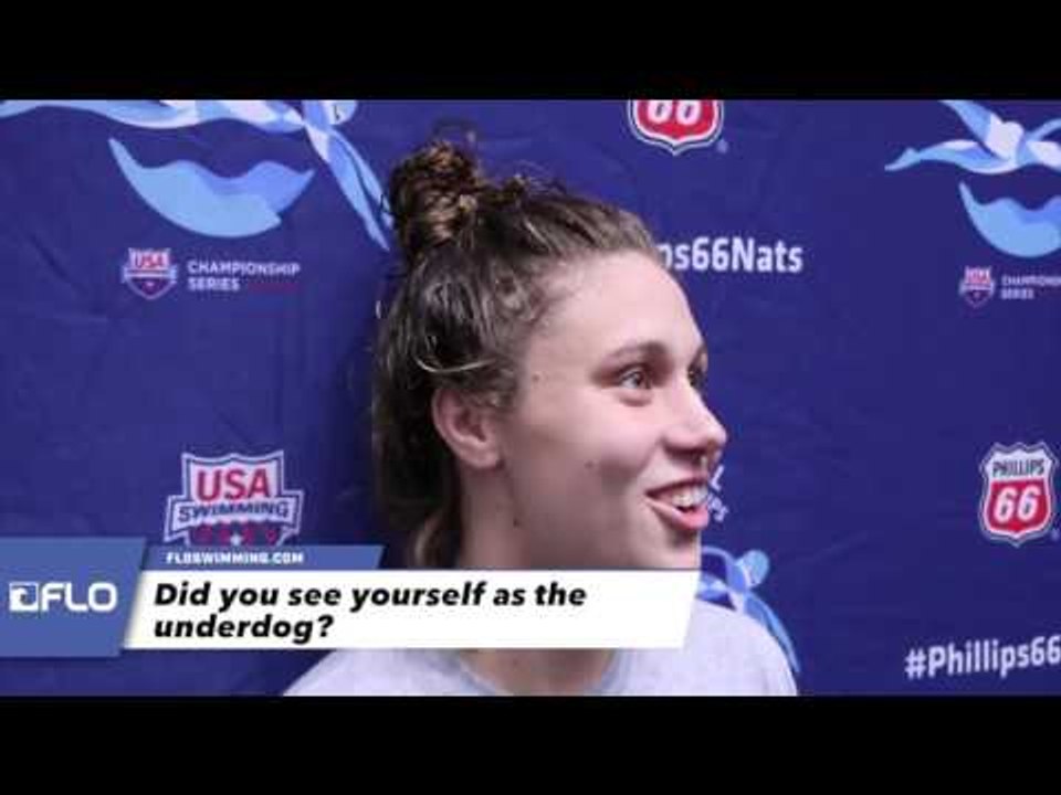 Mallory Comerford Talks 52.81 100m Freestyle National Title