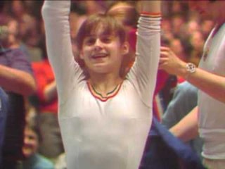 Nadia Comaneci - Floor Exercise - 1976 American Cup