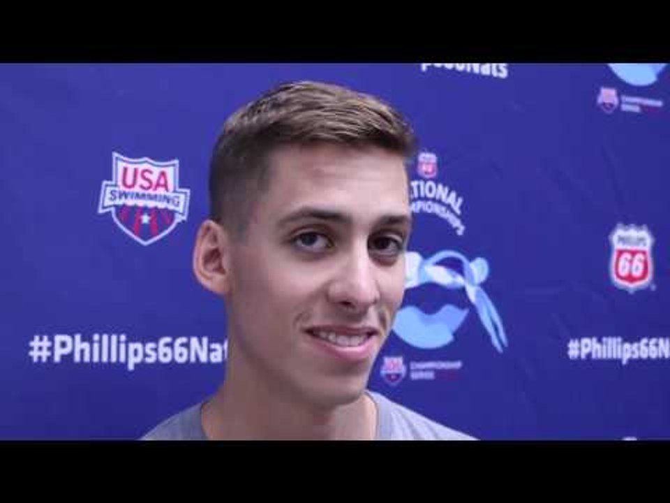 Michael Chadwick Talks 48.48 100 Free At World Trials