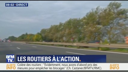 Colère des routiers: "Le mouvement s’est essoufflé assez rudement à la raffinerie de Donges"