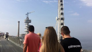 Op de pier van Scheveningen