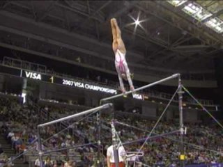 Shawn Johnson - Uneven Bars - 2007 Visa Championships - Day 1