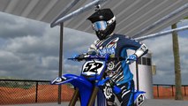 MX Simulator - new Yamaha Test Track - Raw Laps with Kellen Brauer