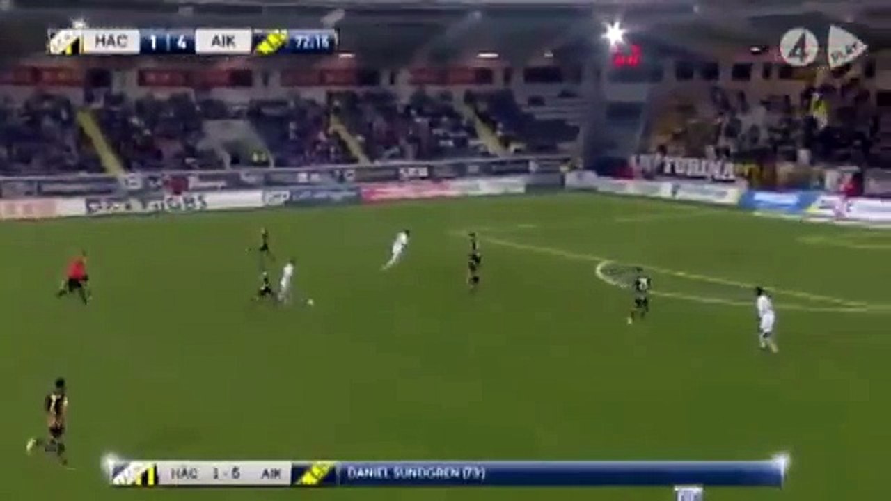 Hacken 1:5 AIK  (Swedish Allsvenskan 24 September)