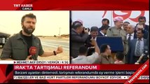 Barzani'nin peşmergeleri TRT Haber ekibi Kerkük'e almadı!