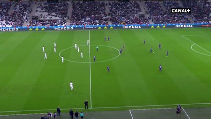 Le but de Kamel Zaroual avant le coup d'envoi du match OM-Toulouse