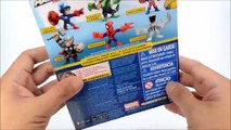 Avengers Marvel Super Hero Mashers Micro Series 1 Captain America Spider-Man Unboxing