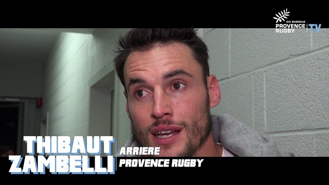 Strasbourg / Provence Rugby : la réaction de Thibaut Zambelli