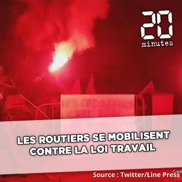 Les routiers se mobilisent contre la loi Travail