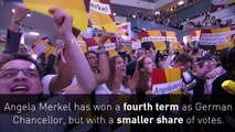 Merkel holds on to power amid right wing surge