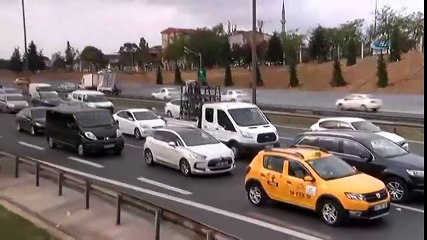 FSM Köprüsü Girişinde Trafik Yoğunluğu