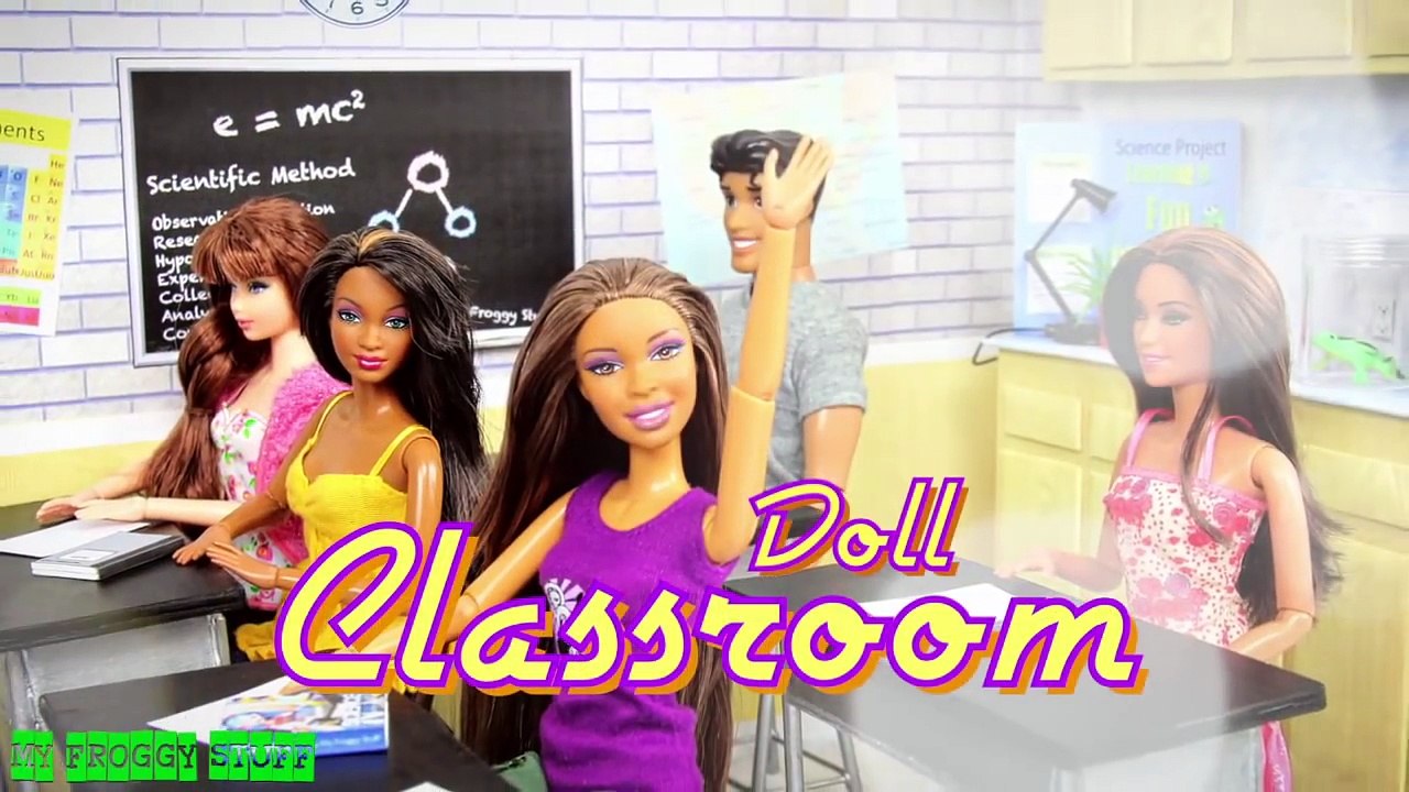 DIY - How to Make: Doll Classroom - BACK TO SCHOOL - Handmade - Doll - Crafts