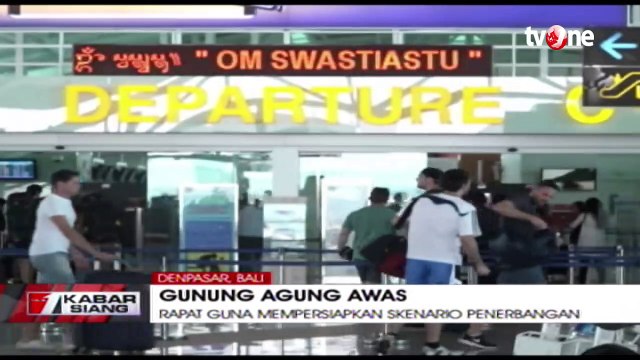 Dirjen Perhubungan Udara Melakukan Rapat Tertutup terkait Aktivitas Gunung Agung