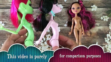 Monster High New Reboot Doll Body Vs Original - Comparison & Review