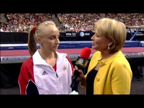 Nastia Liukin Wrap Up Interview - 2008 Olympic Trials - Day 2
