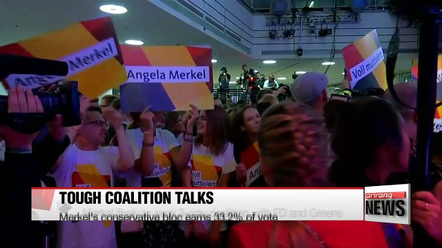 Angela Merkel on course for fourth term as Germany's chancellor