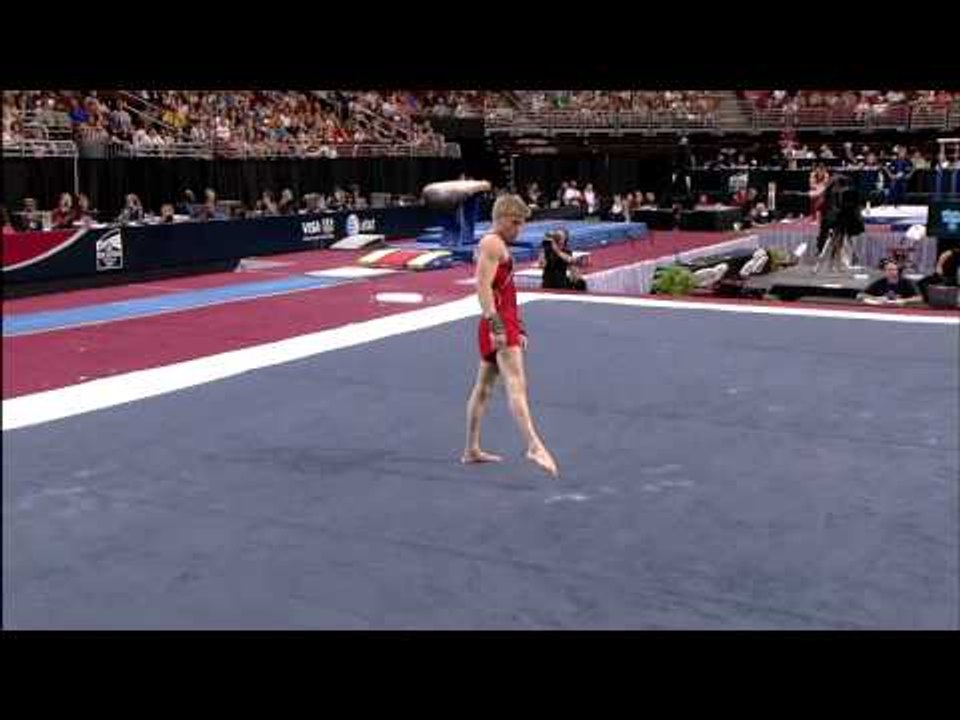 Justin Spring - Floor Exercise - 2008 Olympic Trials - Day 2 - Men
