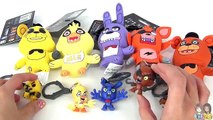 FULL SET Five Nights at Freddys (FNAF) Game Plush Clips with Chica, Bonnie, Foxy / TUYC