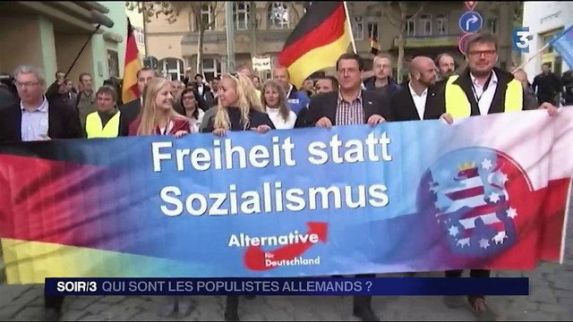 Allemagne : ces populistes de l'AfD qui haïssent Merkel, l'UE et les migrants