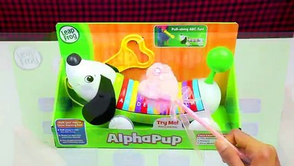 ABC Alphabet Learning and Song with Cute Dog AlphaPup LeapFrog
