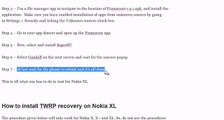 How To Root Nokia XL and Install TWRP Recovery Tips & Guide