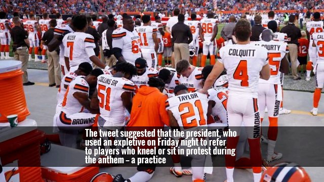 Trump Calls for Boycott if N.F.L. Doesn’t Crack Down on Anthem Protests