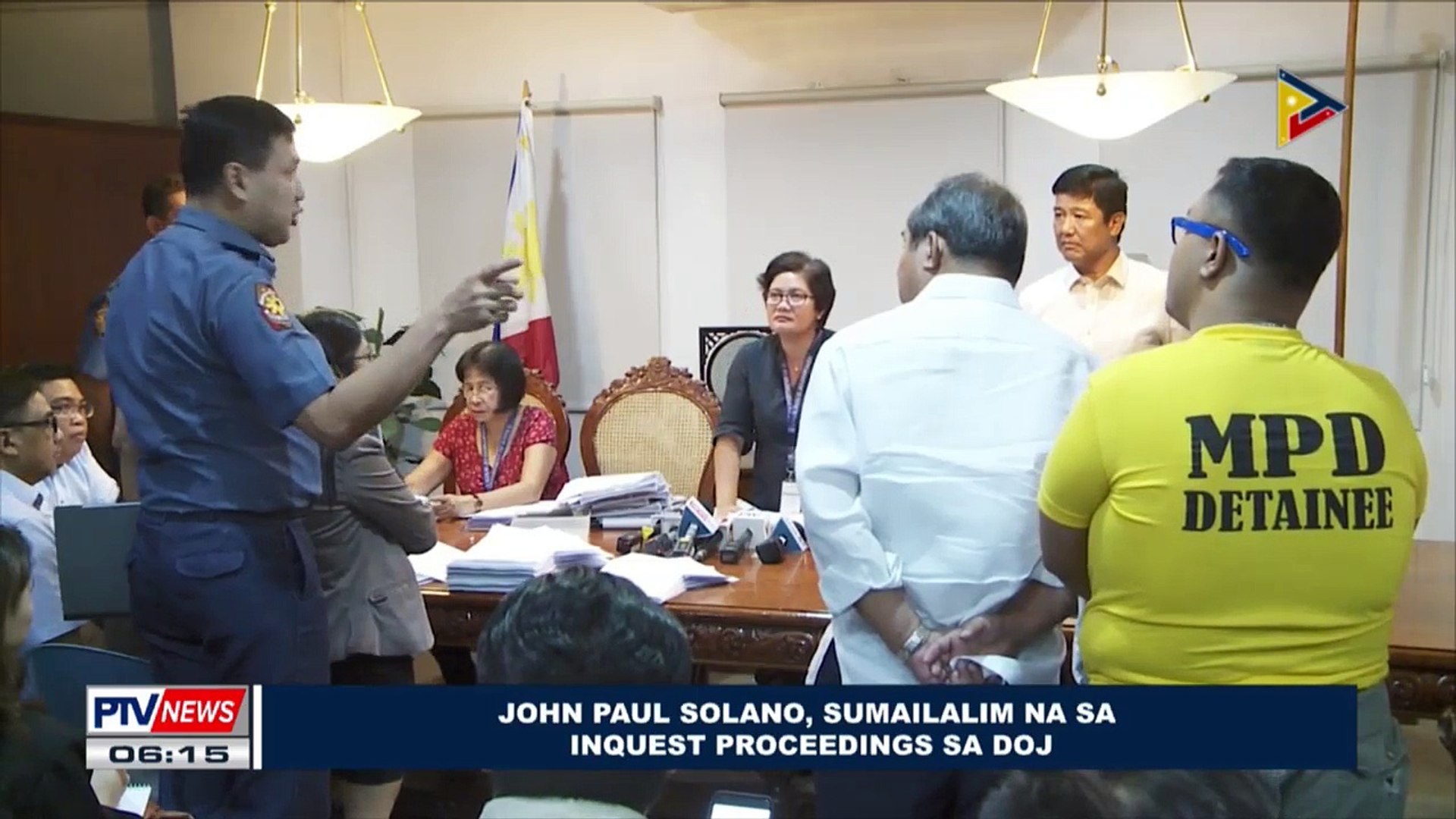 John Paul Solano, sumailalim na sa inquest proceedings sa DOJ