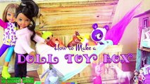 DIY - How to Make: Doll Toy Box, Tack Box, Coffee Table, Trunk - Handmade - Doll - Crafts