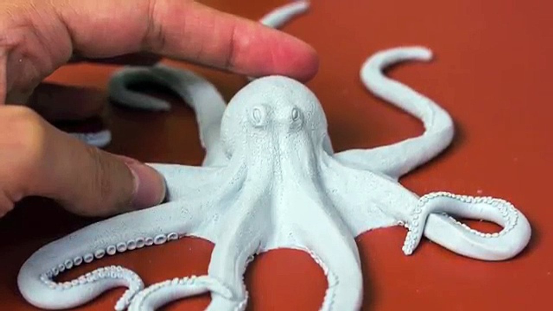 Octopus Sculpture, Part 1, Polymer Clay Art in Time Lapse - video  Dailymotion