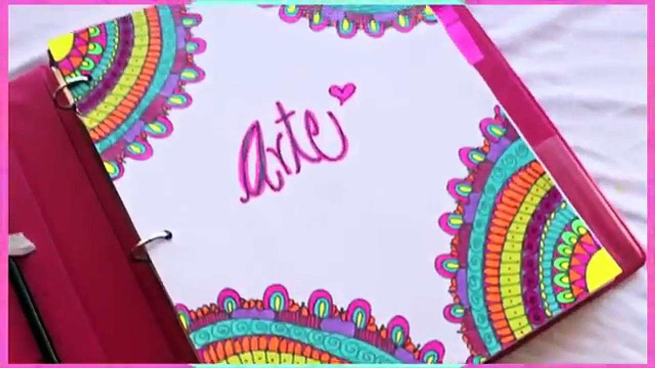 DIY- DECORA Y ORGANIZA TU CARPETA♡ REGRESO A CLASES!!-ILSE GOMEZ