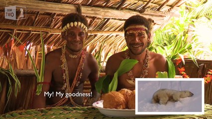 La réaction de tribus face à une vidéo d"ours polaire... Incroyable