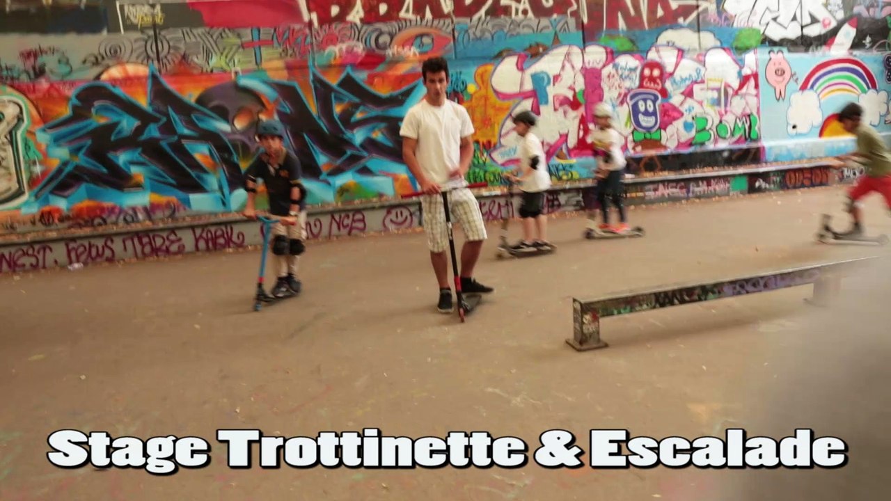 Stage Trottinette Escalade Vacances