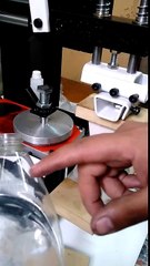 Equipo de tampografia TMH90 impresion en envase PET