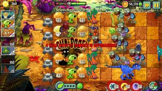 Plants vs Zombies 2 - Jurassic Marsh Day 10