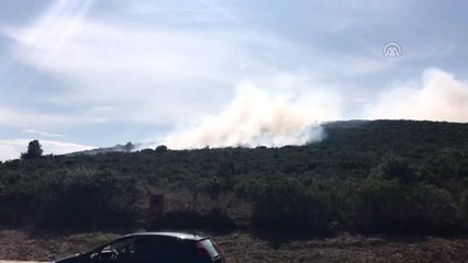 Nurettin Baransel Kışlası Ormanlık Alanında Yangın Çıktı (2)