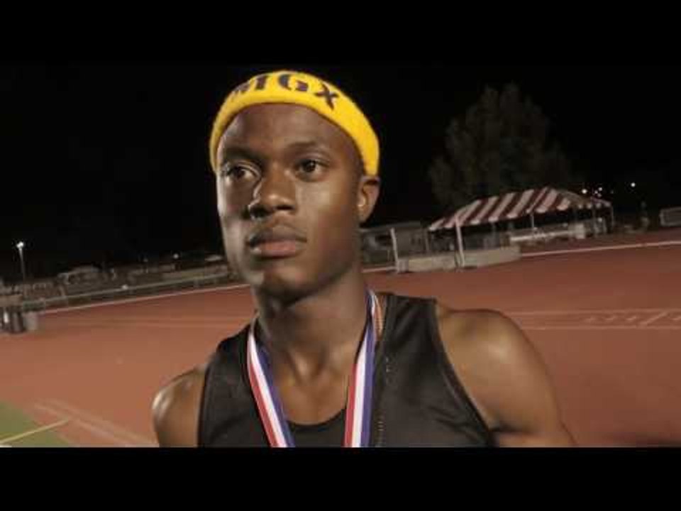 Thomas Burns After Running U.S No. 2 All-Time 300mH