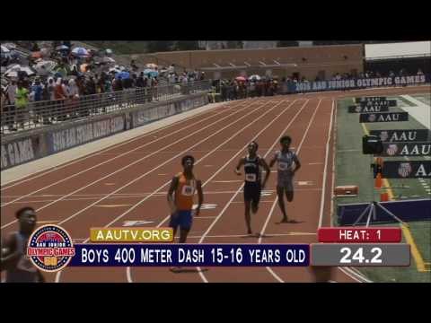 Tyrese Cooper 45.23 400m Freshman National Record At AAU Junior Olympics
