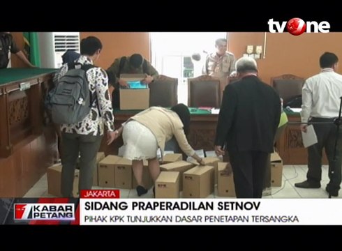 Sidang Praperadilan Setya Novanto, KPK Bawa 193 Dokumen