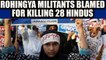 Rohingya Muslim crises : Myanmar Army blames militants of killing 28 Hindus | Oneindia News