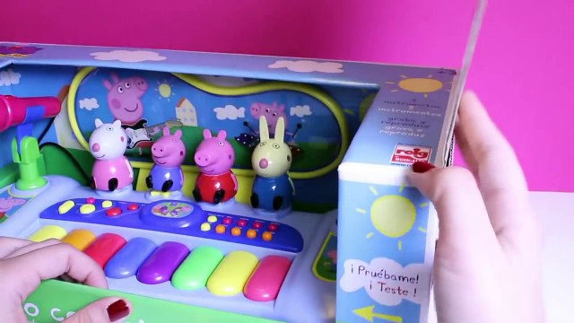 Peppa Pig Keyboard Piano with Microphone with Peppas Friends Organo con Micrófono de Peppa Pig