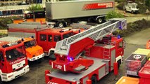 RC MODEL FIRE TRUCK ACTION!! STUNNING RC FIRE RESCUE TRUCKS IN MOTION