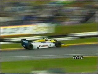 Download Video: Gran Premio d'Europa 1985: Intervista a N. Piquet e ritiro di Alboreto